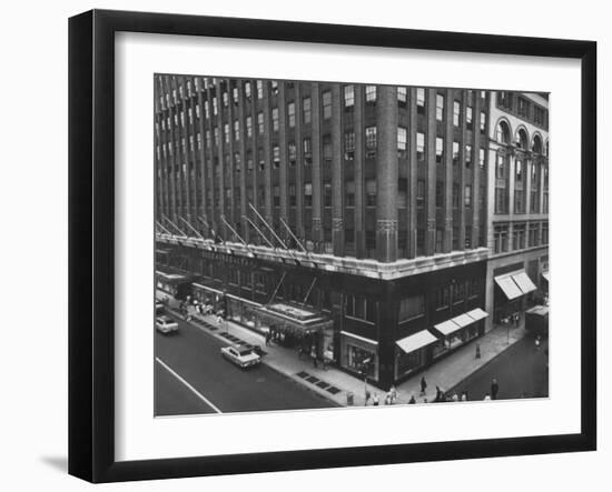 Exterior View of the Bloomingdales Department Store-null-Framed Photographic Print