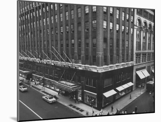 Exterior View of the Bloomingdales Department Store-null-Mounted Photographic Print