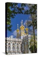Exterior View of the Catherine Palace, Tsarskoe Selo, St. Petersburg, Russia, Europe-Michael Nolan-Stretched Canvas