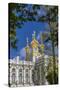 Exterior View of the Catherine Palace, Tsarskoe Selo, St. Petersburg, Russia, Europe-Michael Nolan-Stretched Canvas