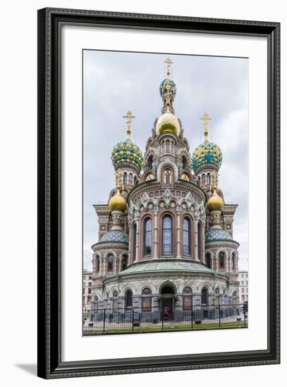 Exterior View of the Church on Spilled Blood (Resurrection Church of Our Savior)-Michael-Framed Photographic Print