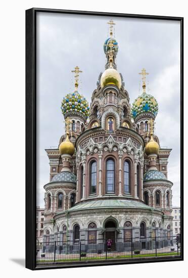 Exterior View of the Church on Spilled Blood (Resurrection Church of Our Savior)-Michael-Framed Photographic Print