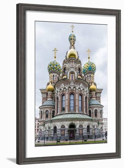 Exterior View of the Church on Spilled Blood (Resurrection Church of Our Savior)-Michael-Framed Photographic Print