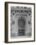 Exterior View of the Entrance to the Woolworth Building, also known as the Cathedral of Commerce-null-Framed Giclee Print