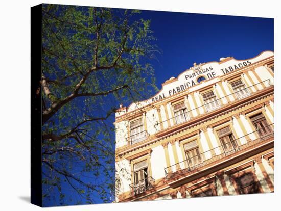 Exterior View of the Famous Partegas Cigar Factory, Havana, Cuba, West Indies, Central America-Lee Frost-Stretched Canvas