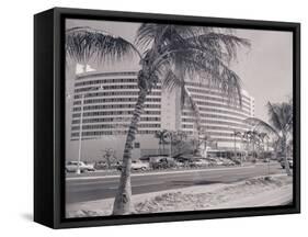 Exterior View of the Fontainebleau Hotel-null-Framed Stretched Canvas