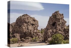 Exterior View of the Funerary Chullpas Made from Volcanic Tufa at Necropolis-Kim Walker-Stretched Canvas