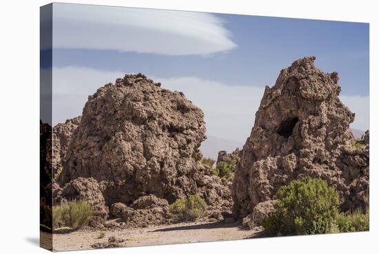 Exterior View of the Funerary Chullpas Made from Volcanic Tufa at Necropolis-Kim Walker-Stretched Canvas