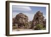 Exterior View of the Funerary Chullpas Made from Volcanic Tufa at Necropolis-Kim Walker-Framed Photographic Print