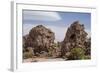 Exterior View of the Funerary Chullpas Made from Volcanic Tufa at Necropolis-Kim Walker-Framed Photographic Print