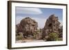 Exterior View of the Funerary Chullpas Made from Volcanic Tufa at Necropolis-Kim Walker-Framed Photographic Print