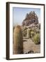 Exterior View of the Funerary Chullpas Made from Volcanic Tufa at Necropolis-Kim Walker-Framed Photographic Print