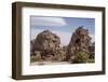 Exterior View of the Funerary Chullpas Made from Volcanic Tufa at Necropolis-Kim Walker-Framed Photographic Print