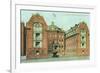 Exterior View of the Hahnemann Hospital - San Francisco, CA-Lantern Press-Framed Art Print