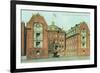 Exterior View of the Hahnemann Hospital - San Francisco, CA-Lantern Press-Framed Art Print