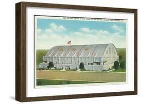 Exterior View of the Hershey Sports Area - Hershey, PA-Lantern Press-Framed Art Print