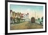 Exterior View of the Hotel Capitola and Cottages - Capitola, CA-Lantern Press-Framed Premium Giclee Print