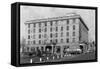 Exterior View of the Hotel Washington - Weiser, ID-Lantern Press-Framed Stretched Canvas