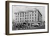 Exterior View of the Hotel Washington - Weiser, ID-Lantern Press-Framed Art Print