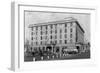 Exterior View of the Hotel Washington - Weiser, ID-Lantern Press-Framed Art Print