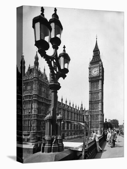 Exterior View of the House of Parliament and Big Ben-Tony Linck-Stretched Canvas