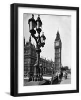 Exterior View of the House of Parliament and Big Ben-Tony Linck-Framed Premium Photographic Print