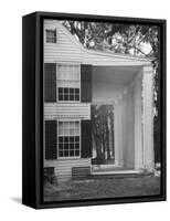 Exterior View of the House of Revolutionary War General Philip Schuyler, Hudson River Valley-Margaret Bourke-White-Framed Stretched Canvas