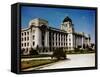 Exterior View of the Korean Capitol Building-null-Framed Stretched Canvas