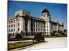 Exterior View of the Korean Capitol Building-null-Stretched Canvas