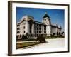 Exterior View of the Korean Capitol Building-null-Framed Photographic Print