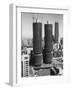 Exterior View of the Marina Towers Overlooking Chicago River-null-Framed Photographic Print