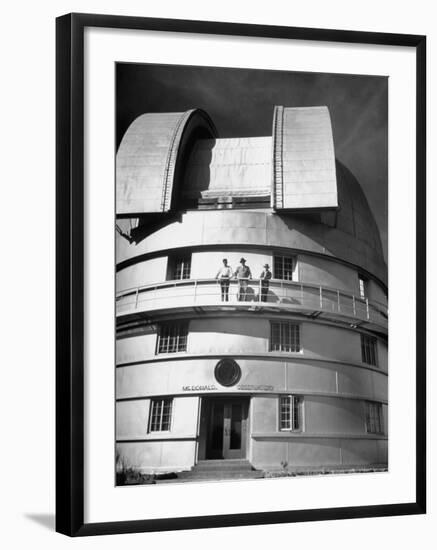 Exterior View of the McDonald Observatory-Cornell Capa-Framed Premium Photographic Print