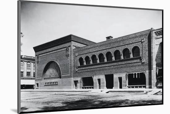 Exterior View of the National Farmers Bank by Louis Sullivan-null-Mounted Photographic Print