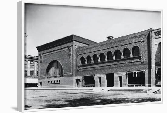 Exterior View of the National Farmers Bank by Louis Sullivan-null-Framed Photographic Print