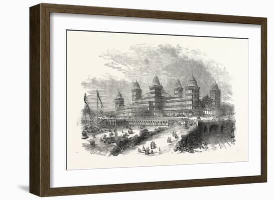 Exterior View of the Palace at Muswell Hill-null-Framed Giclee Print