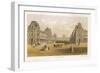 Exterior View of the Palace of the Louvre Before the Siege and the Commune During-null-Framed Art Print
