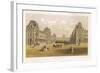 Exterior View of the Palace of the Louvre Before the Siege and the Commune During-null-Framed Art Print