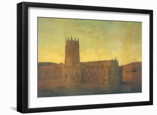 Exterior View of the Parish Church-null-Framed Giclee Print