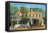 Exterior View of the Raleigh Tavern, Williamsburg, Virginia-Lantern Press-Framed Stretched Canvas