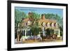 Exterior View of the Raleigh Tavern, Williamsburg, Virginia-Lantern Press-Framed Art Print