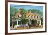 Exterior View of the Raleigh Tavern, Williamsburg, Virginia-Lantern Press-Framed Premium Giclee Print