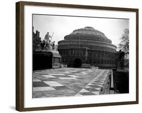 Exterior View of the Royal Albert Hall in London, 1951-null-Framed Photographic Print