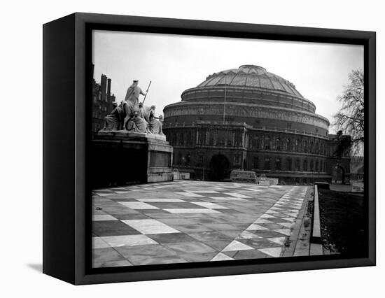 Exterior View of the Royal Albert Hall in London, 1951-null-Framed Stretched Canvas