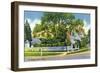 Exterior View of the St. George Tucker House, Williamsburg, Virginia-Lantern Press-Framed Art Print