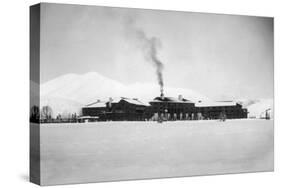 Exterior View of the Sun Valley Lodge - Ketchum, ID-Lantern Press-Stretched Canvas