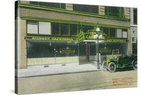 Exterior View of the Sunset Cafeteria - San Francisco, CA-Lantern Press-Stretched Canvas