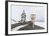 Exterior View of the Trinity Church at Belingshausen Russian Research Station-Michael Nolan-Framed Photographic Print