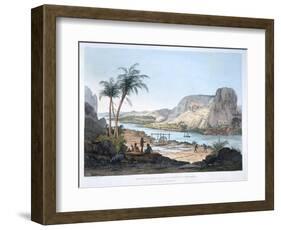 Exterior View of the Two Temples at Ybsambul, Egypt, 1820-Agostino Aglio-Framed Giclee Print