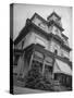 Exterior View of the Victorian-Style House of the Mansard Family in the Hudson River Valley-Margaret Bourke-White-Stretched Canvas