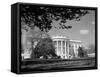 Exterior View of the White House-null-Framed Stretched Canvas